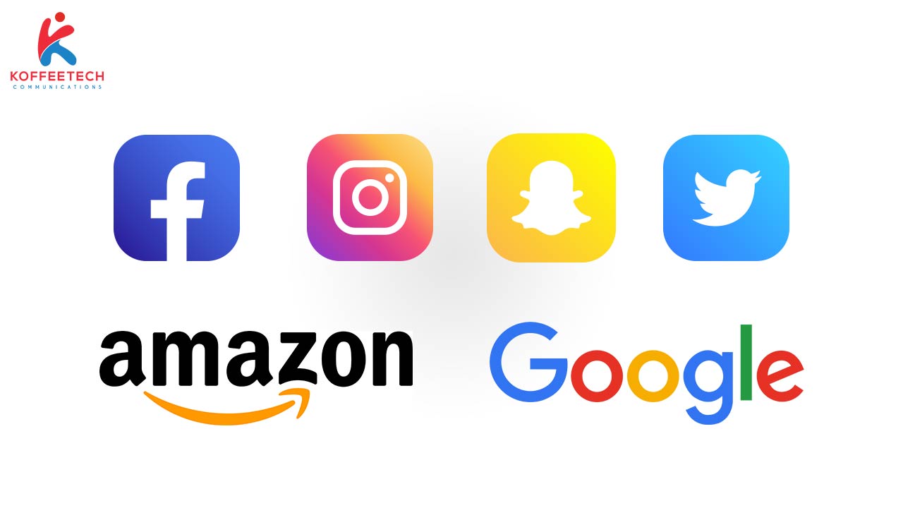 Scalable start ups picture of Facebook Instagram Snapchat Twitter Google and Amazon 1