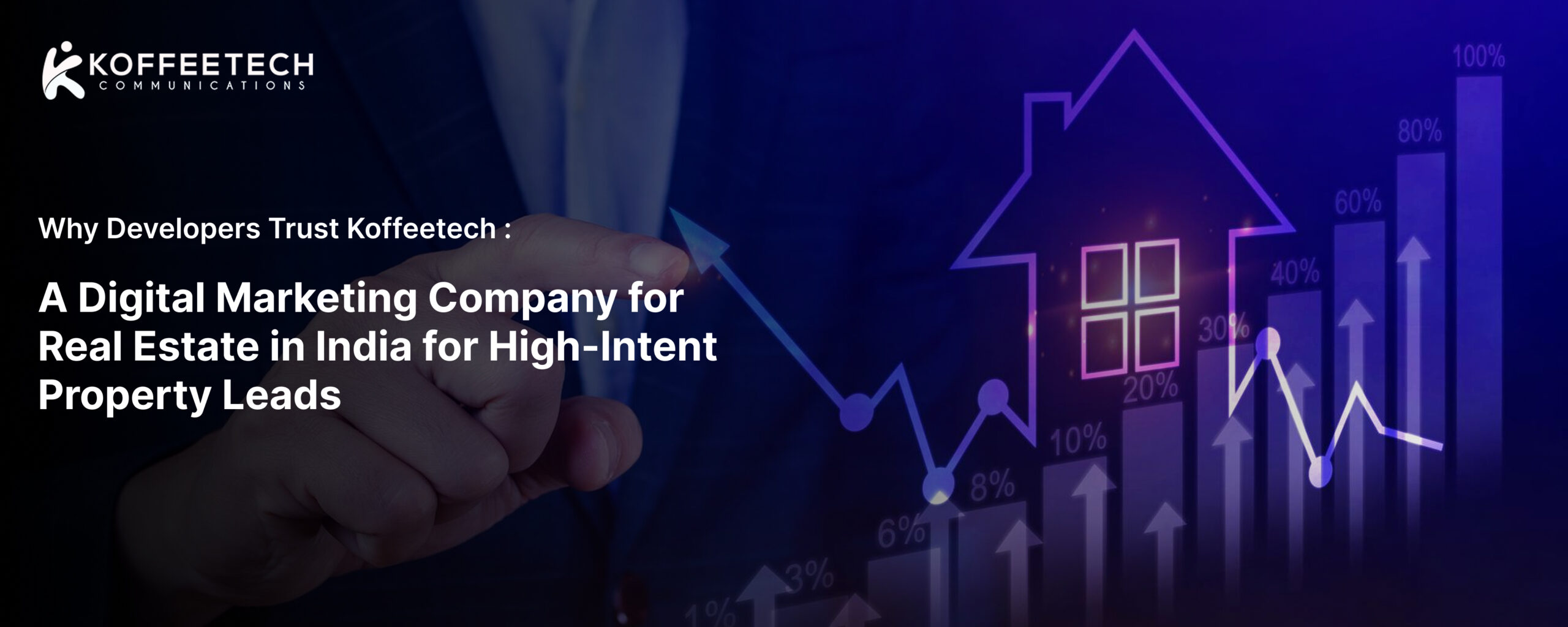 Why Developers Trust Koffeetech: A Digital Marketing Company for Real Estate in India for High-Intent Property Leads