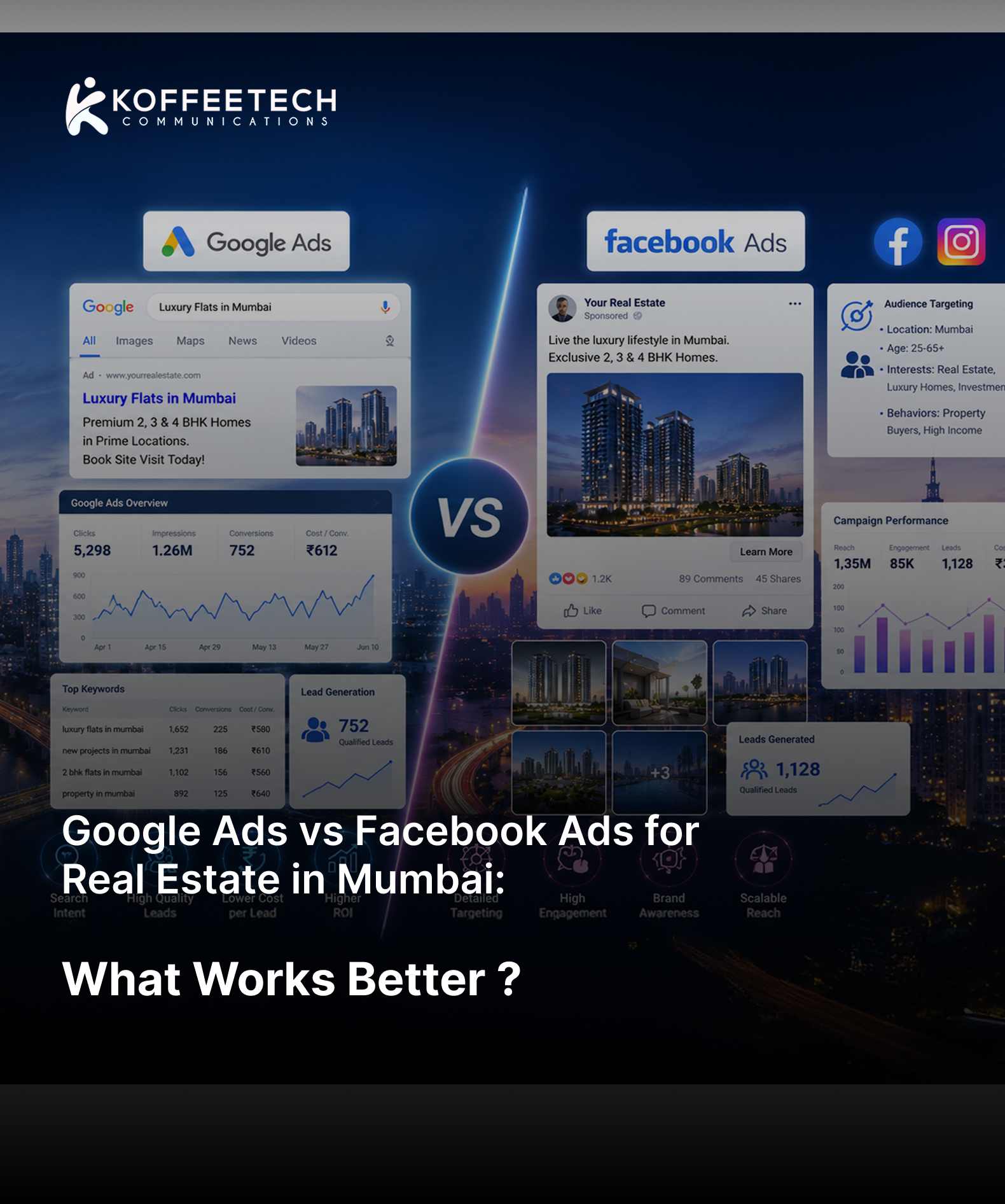 Google Ads vs Facebook Ads for Real Estate in Mumbai: What Works Better Mobile Banner